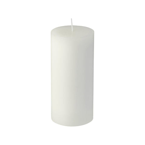 Waxworks 15cm White Citronella Pillar Candle - 40 Hour Burn Time - Mosquito Repellent - SuperSaverAU - view 1