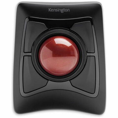 Kensington Expert Mouse Wireless Trackball - Dual Wireless, Scroll Ring, Wrist Rest, Black - 3157657
