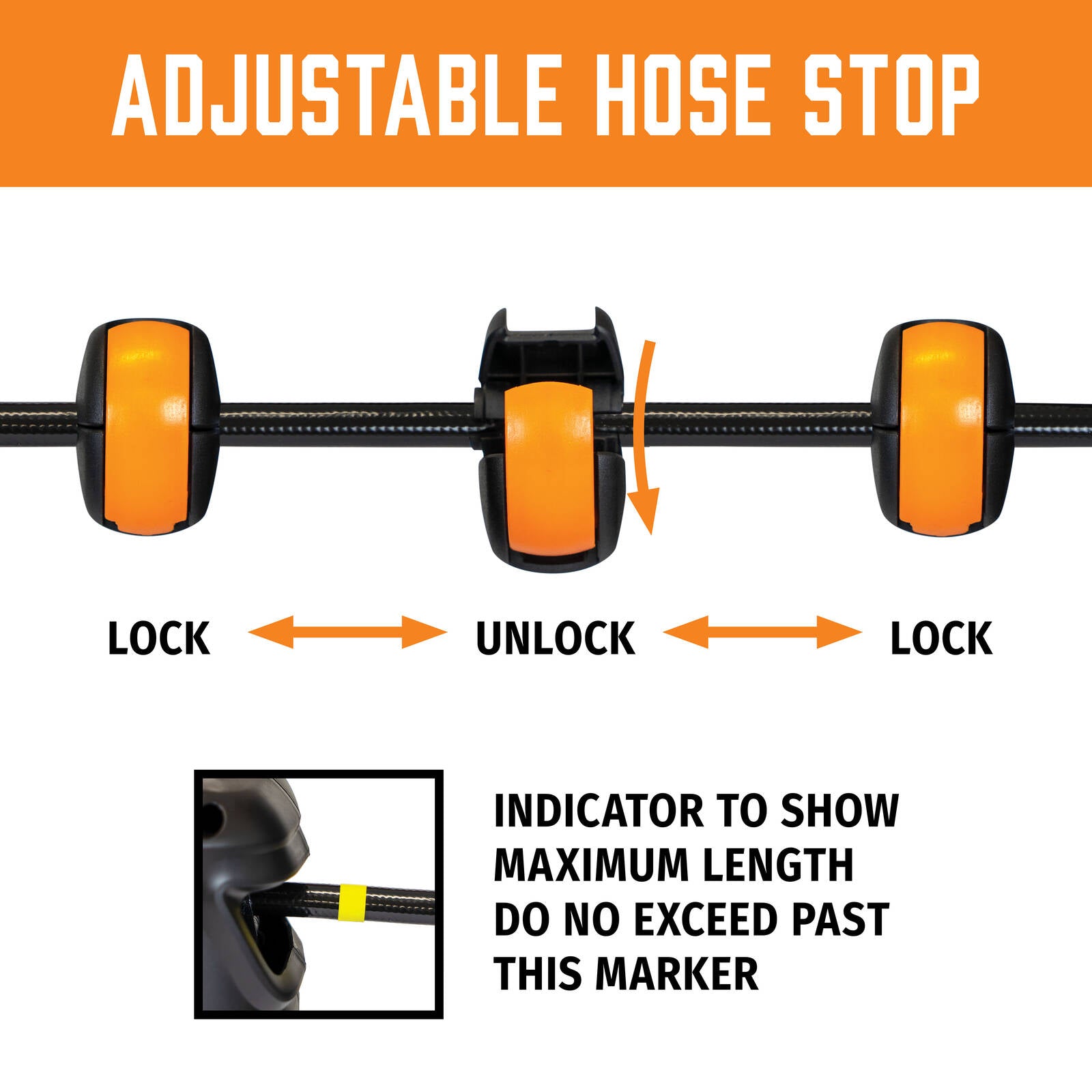 JFLEX 10m Retractable PVC Air Hose Reel Wall Mount 250 PSI