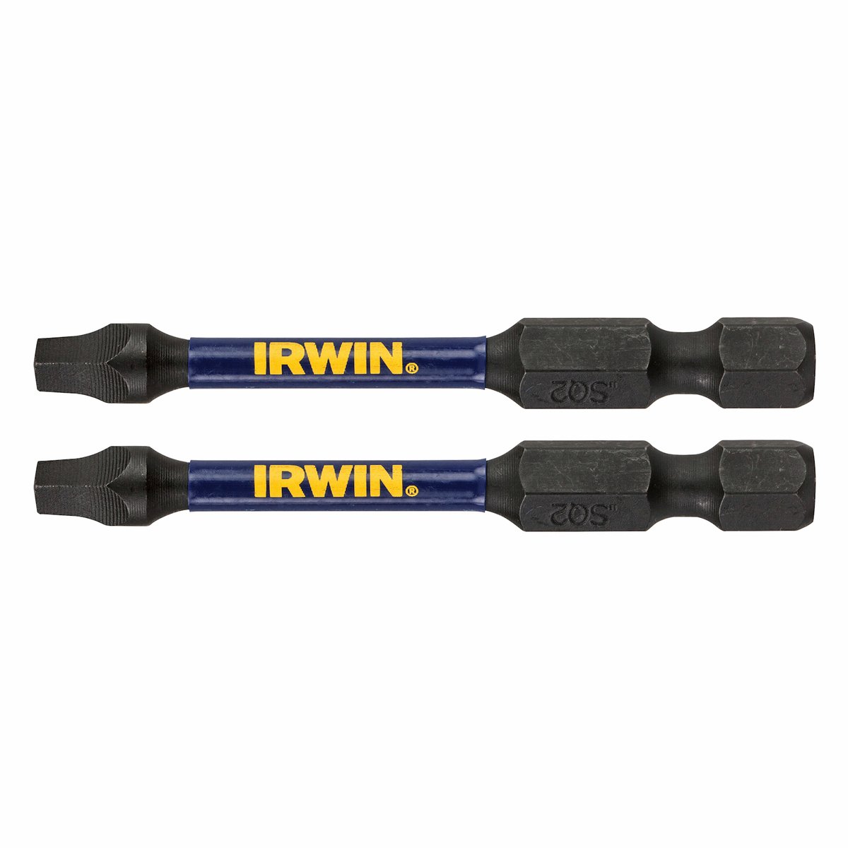 Irwin Impact Bits - 57mm SQ2 - Magnetised - High Strength - 2 Pack - SuperSaverAU - view 2