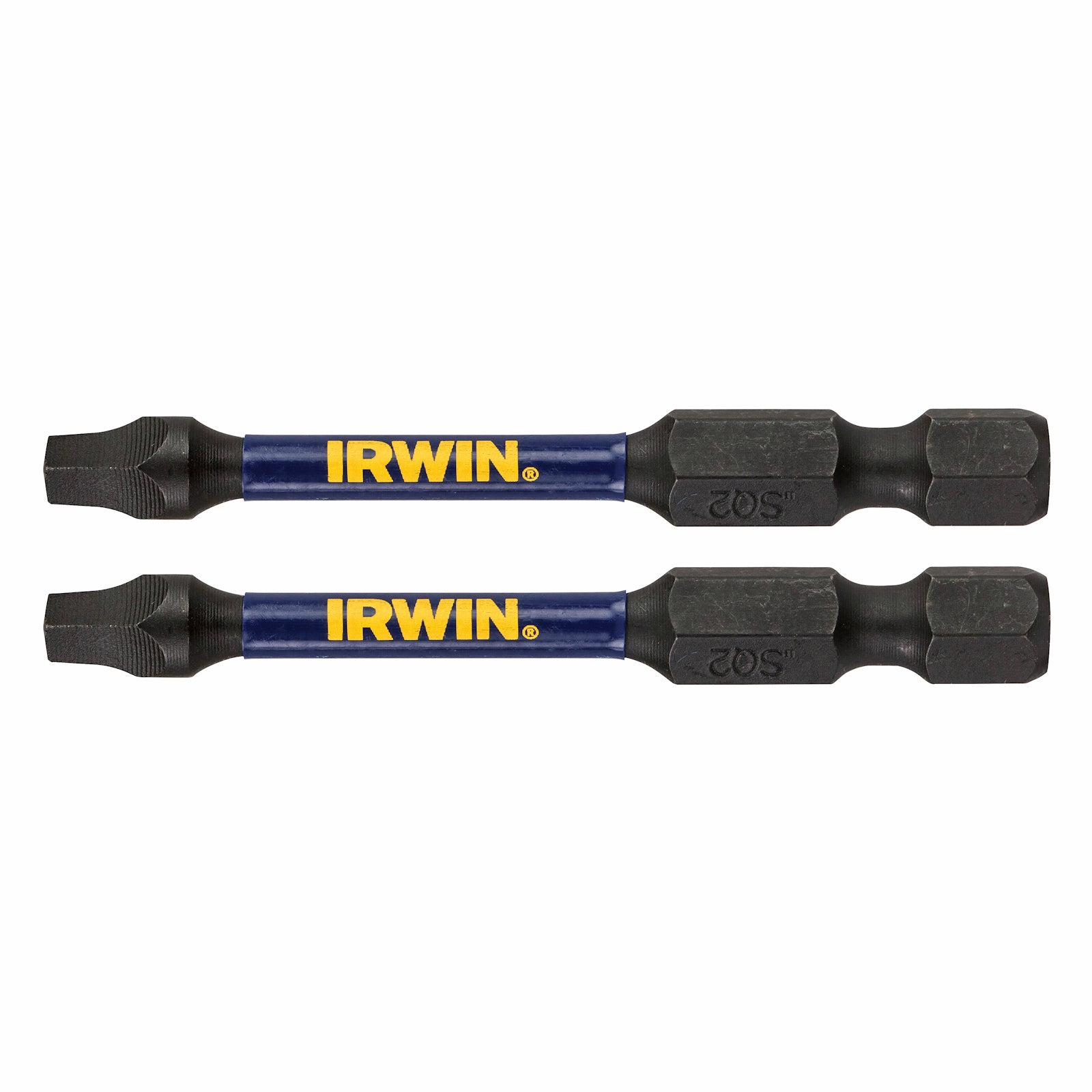 Irwin Impact Pro Performance 57mm SQ2 Screwdriver Bit 2 Pack