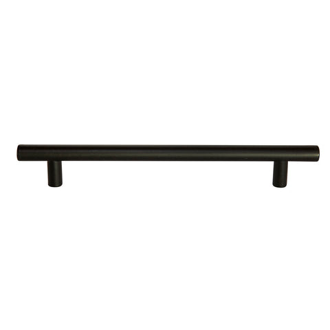 Taskmaster 160mm Matte Black Hollow T Steel Cabinet Handle