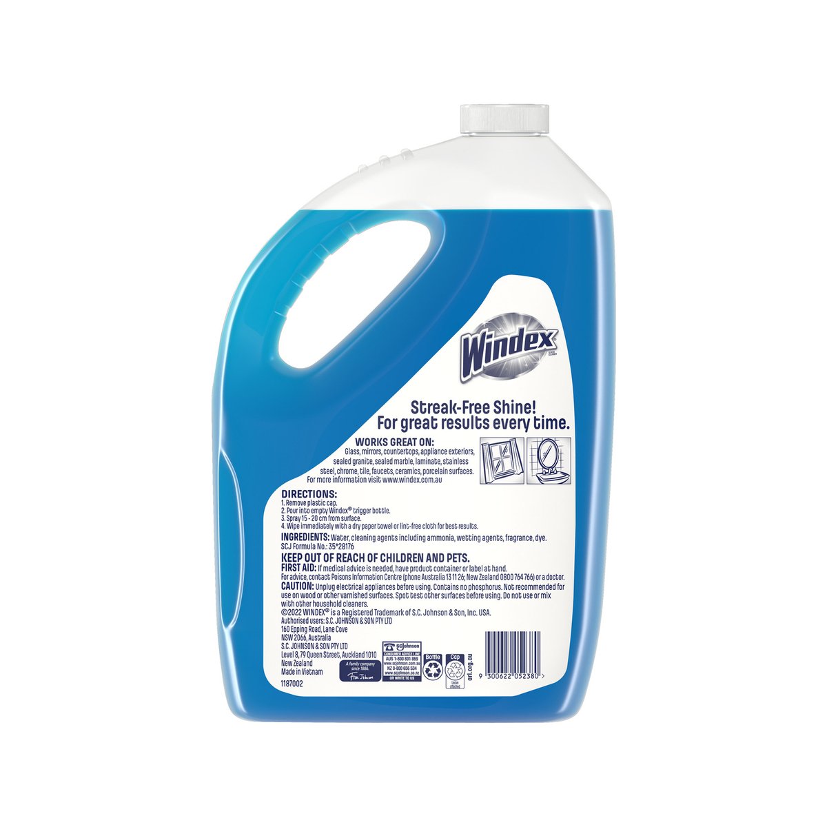Windex Glass Original Value Pack - 5L - Other - Ammonia-D - 5L Pack - SuperSaverAU - view 2