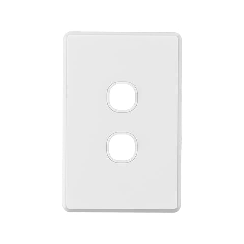 DETA S-Line Series 2 Aperture Wall Plate Polycarbonate 6362PB