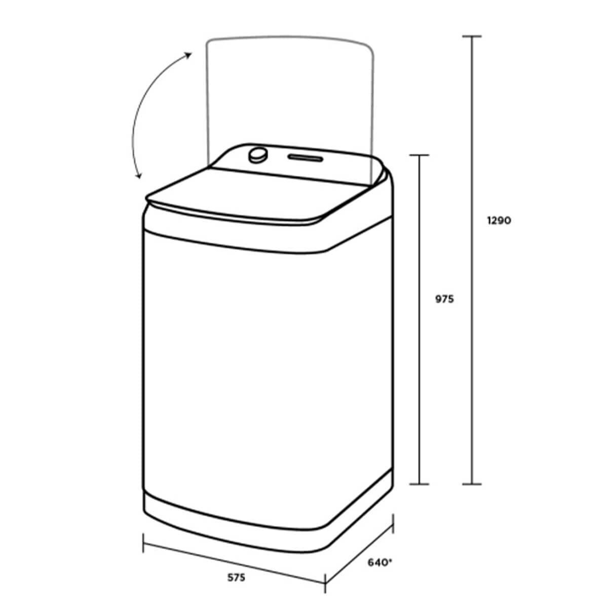 Westinghouse 6kg Top Load Washing Machine - Full-Length Agitator, 12 Programs - WWT6084J5WA