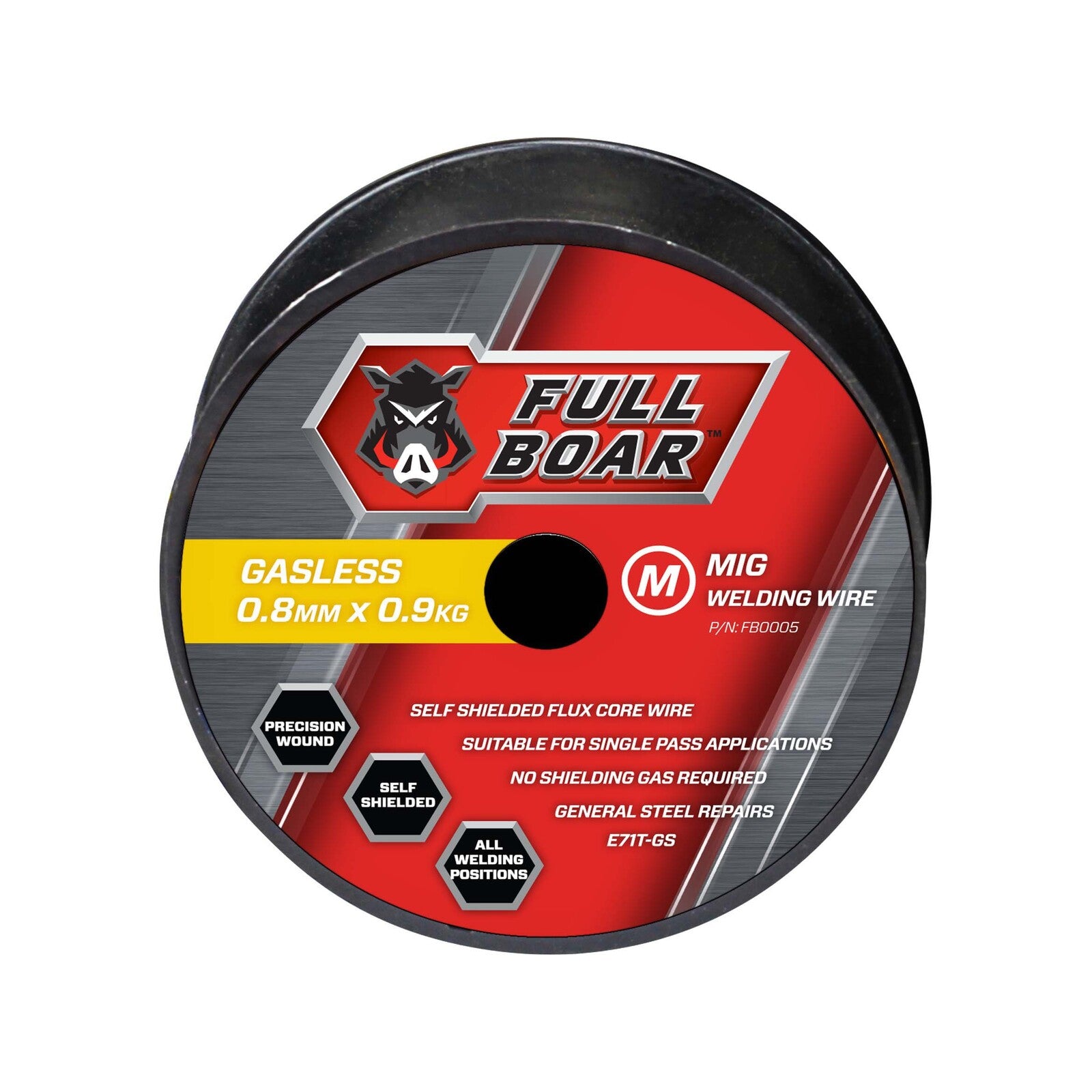 Full Boar 0.8mm 0.9kg Gasless MIG Wire