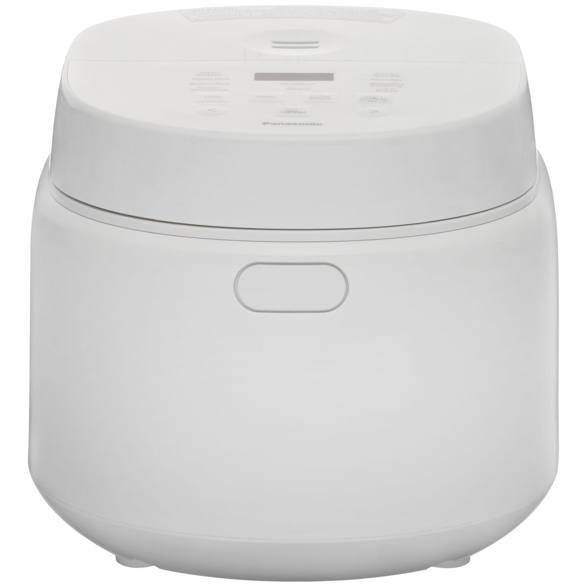 Panasonic Premium 10-cup rice cooker - 10 auto menus, Binchotan charcoal-coated pot, white - SR-DL184WST