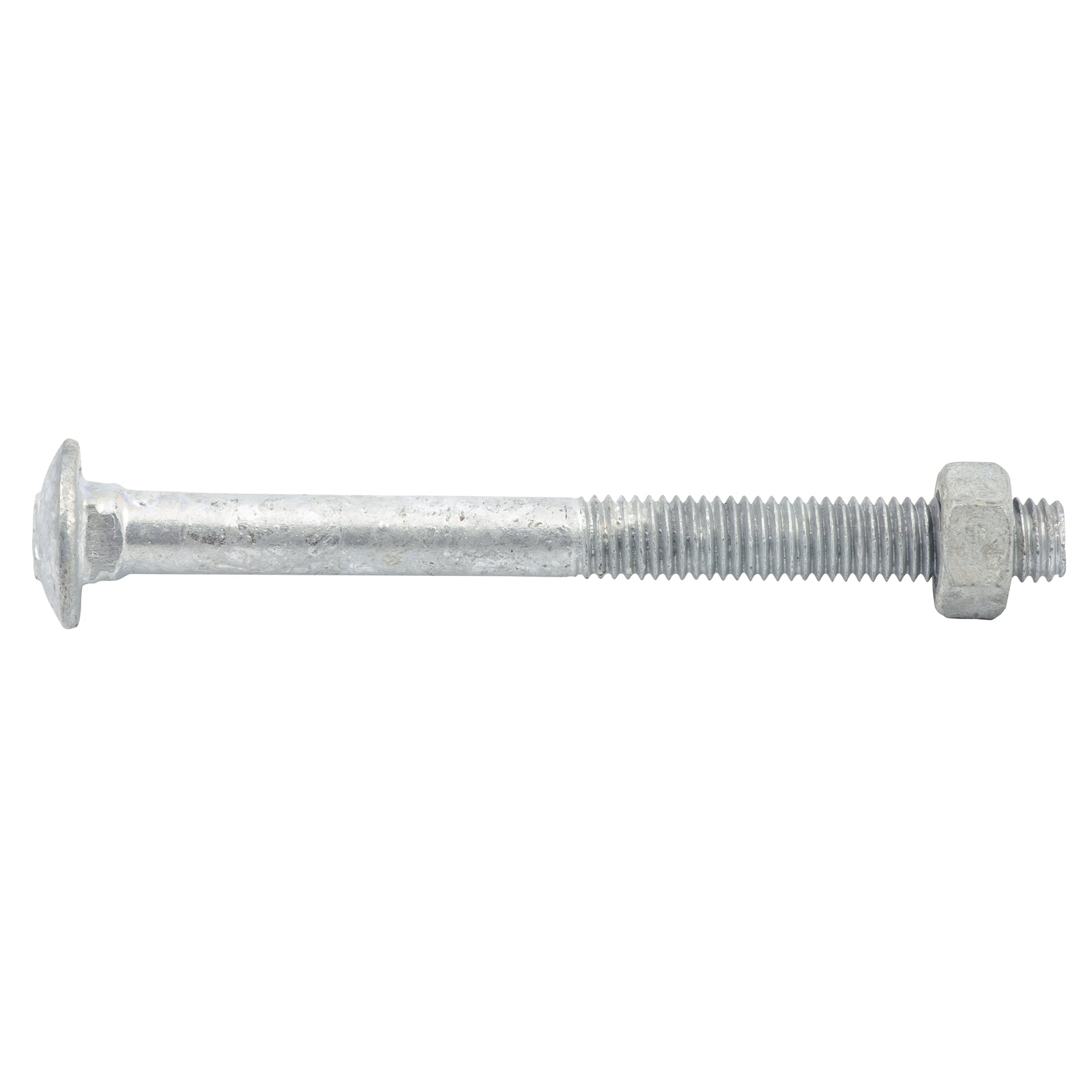 Zenith M8 x 90mm Hot Dipped Galvanised Cup Head Bolt and Nut - Each