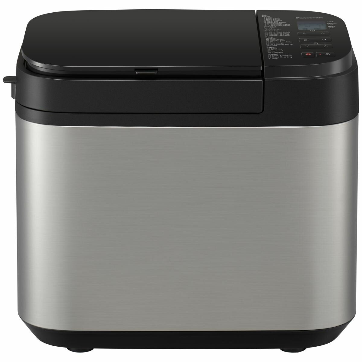 Panasonic Bread Maker - 1.1kg Loaf, 31 Auto Programs, Fruit and Nut Dispenser, Stainless Steel - SD-YR2550SST