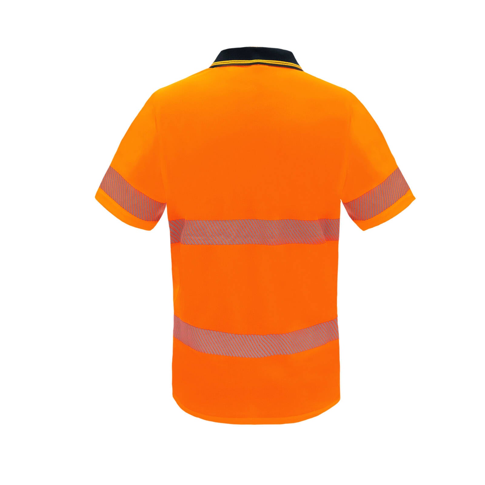 Citeco Women's Orange Hi Vis Short Sleeve Polo Reflective - Size 14