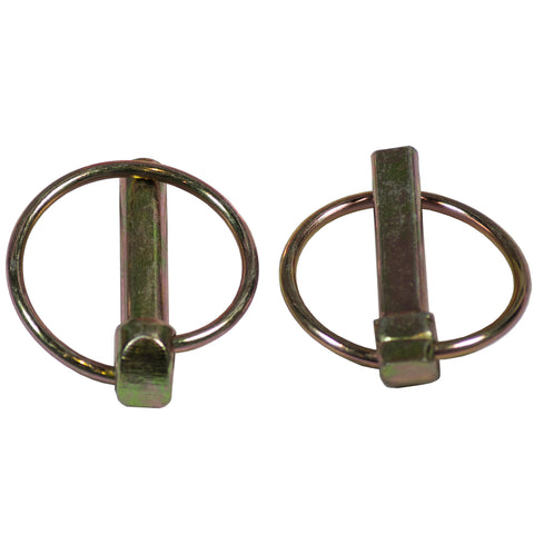 Goliath 9.5mm Brass Coated Steel Lynch Pin, Pair