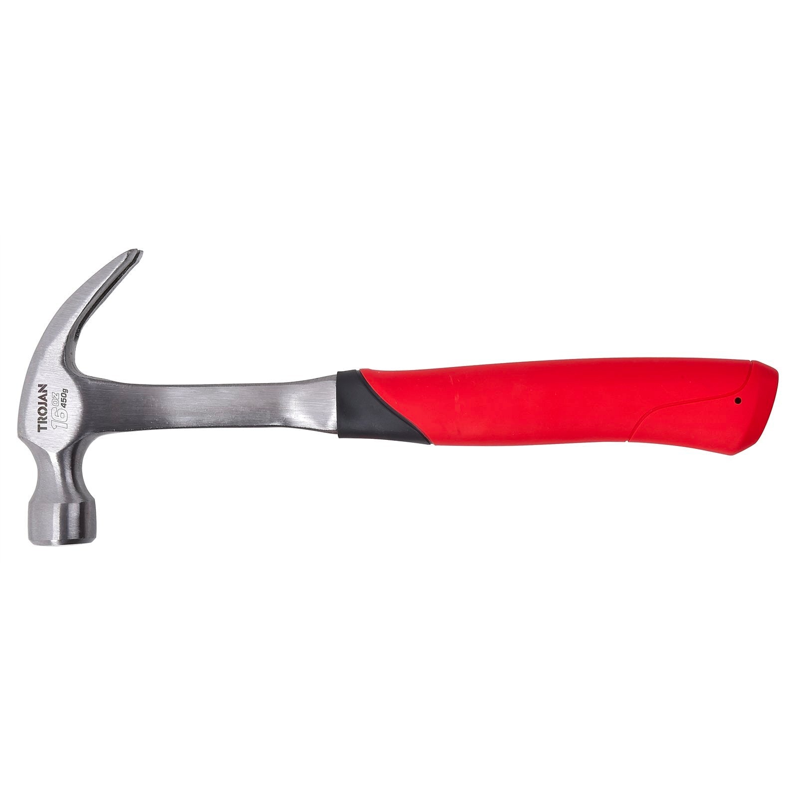 Trojan 16oz (450g) Steel Handle Claw Hammer