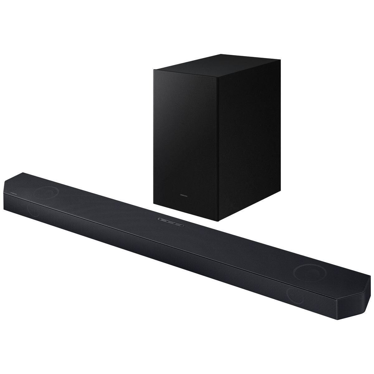 Samsung Q-Series 3.1.2ch Dolby Atmos Soundbar with Subwoofer - SpaceFit Sound Pro, Black - HW-Q600H-XY