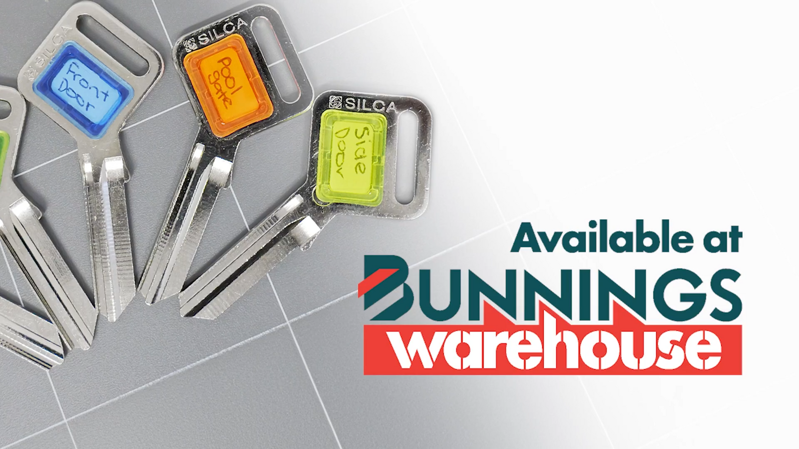 EHI LW4 Orange Specialty Taggy Key, Nickel Plated Brass & Plastic, for Cutting
