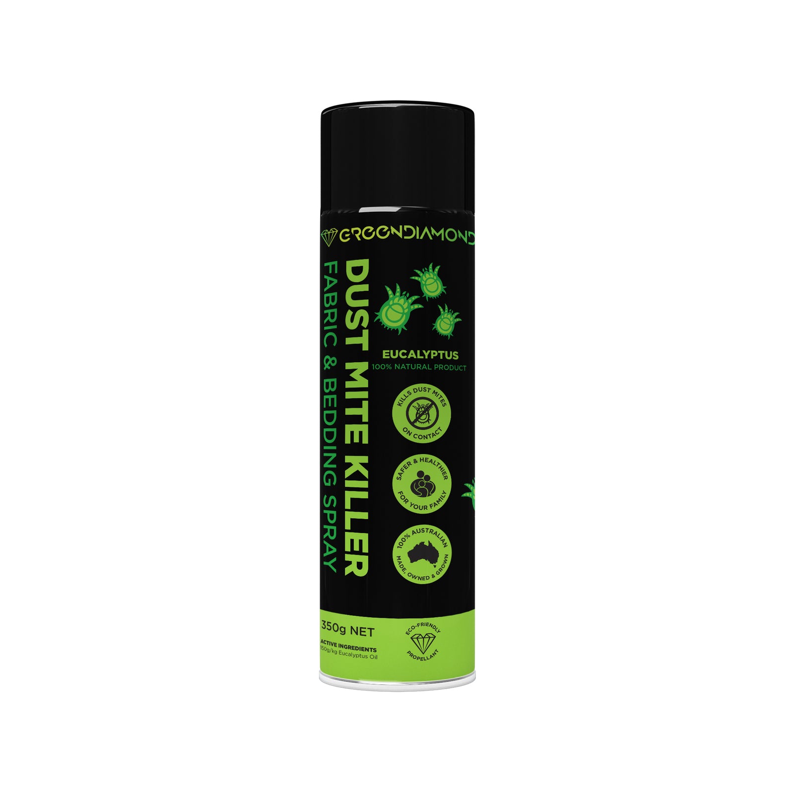 Green Diamond 350g Dust Mite Killer Aerosol Spray