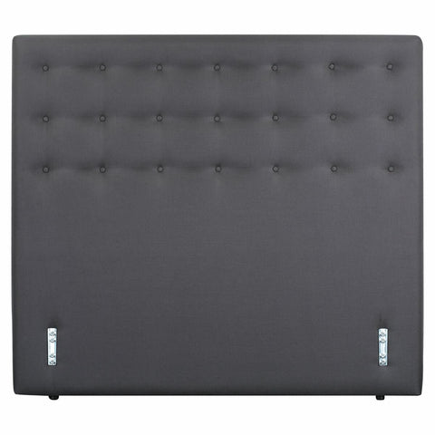 A.H. Beard Single high bed head - charcoal finish, modern style, 910mm wide - DOSDH4HSGL