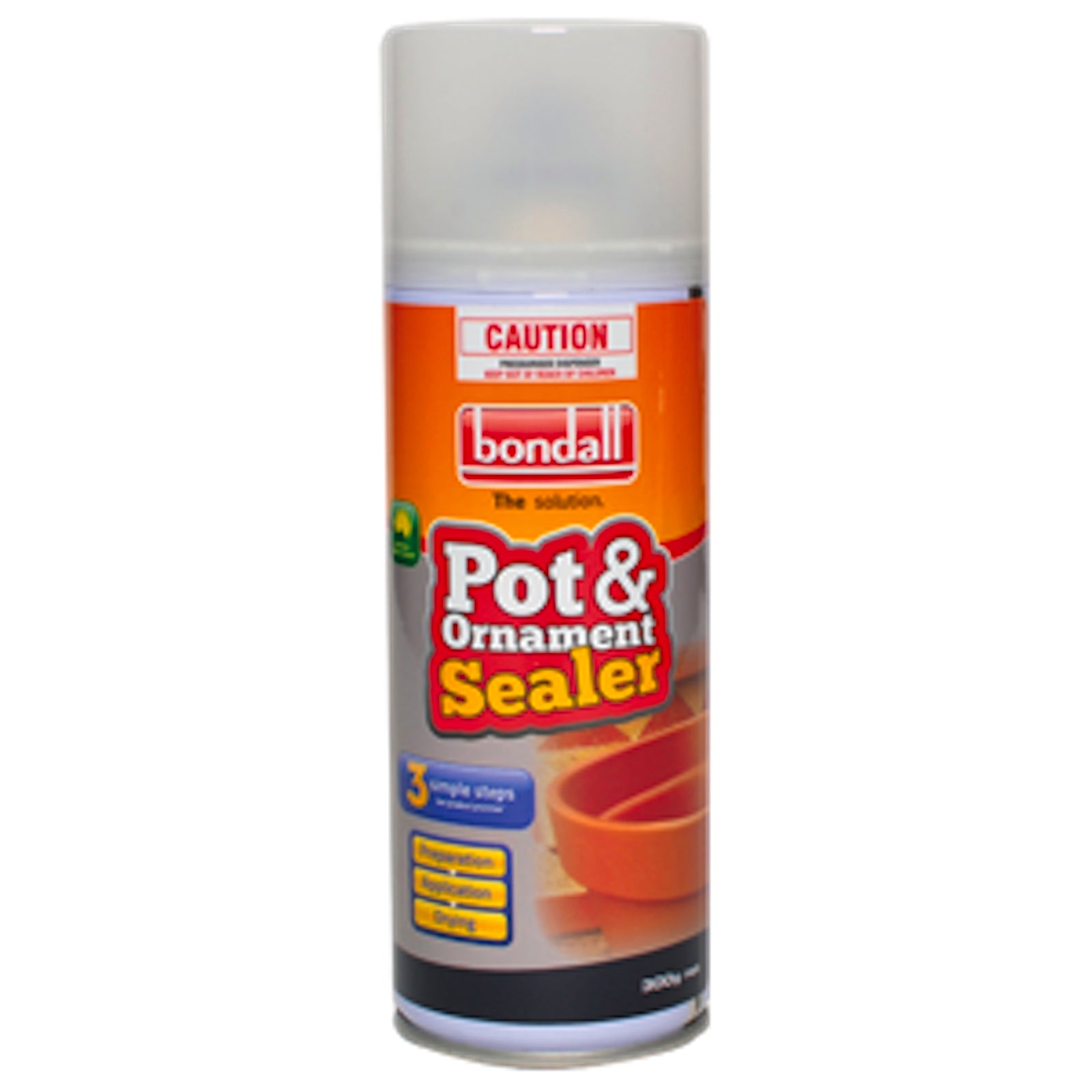 Bondall Pot & Ornament Sealer 300g Aerosol, Clear Solvent-Based, Indoor & Outdoor