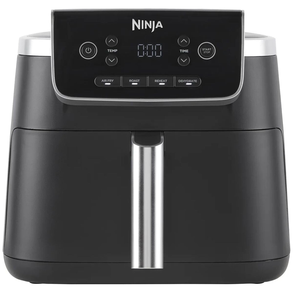 Ninja Pro Air Fryer 4.7L - Black - 4-in-1 Cooking Functions, Crisper Plate - AF141