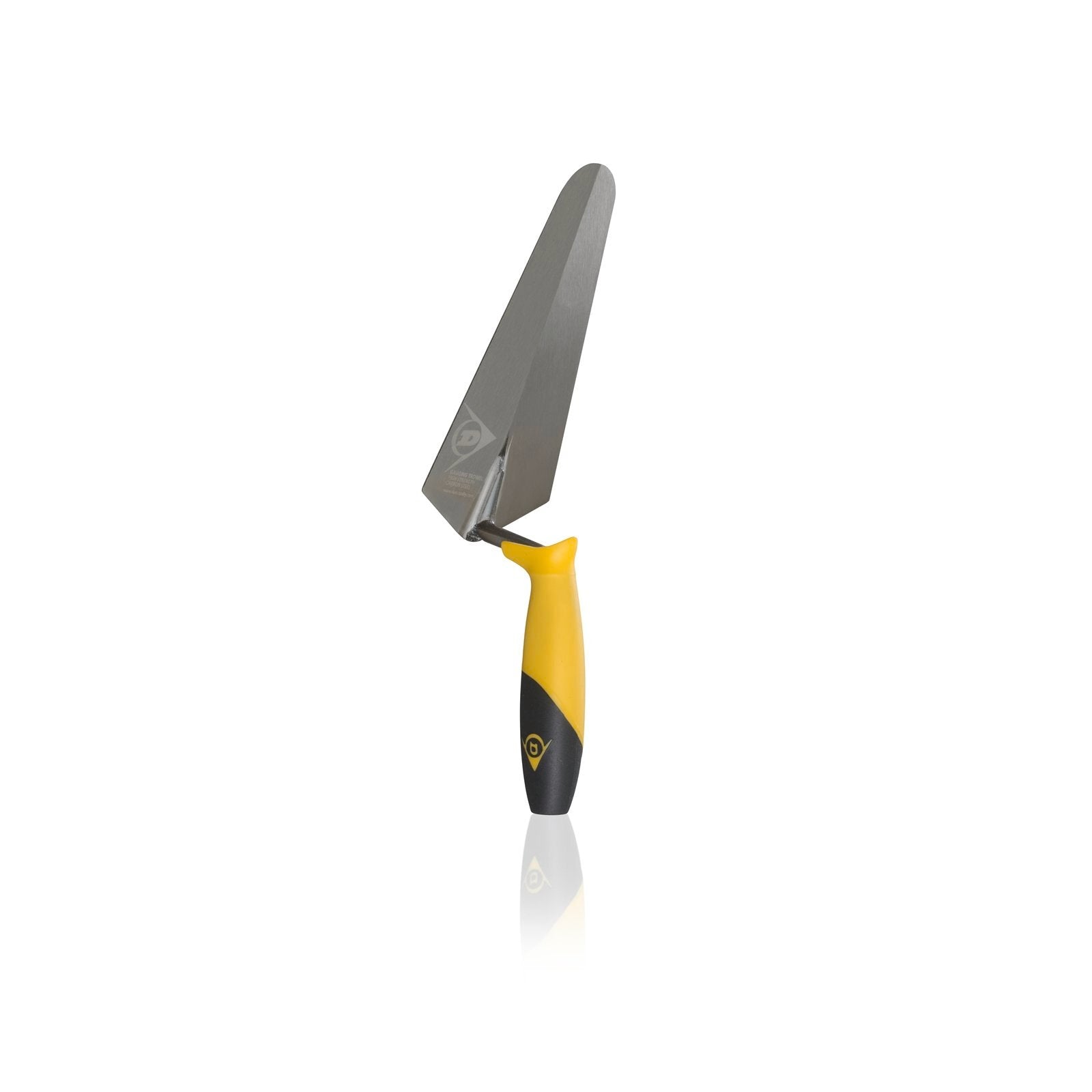 Dunlop 100mm Gauging Trowel, Carbon Steel with ErgoGrip Handle