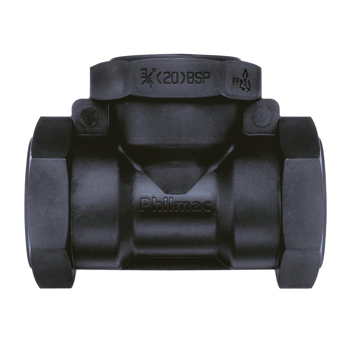 Philmac BSP Thread FI Pipe Tee 3/4 Inch Polypropylene Durable Seal - SuperSaverAU - view 1