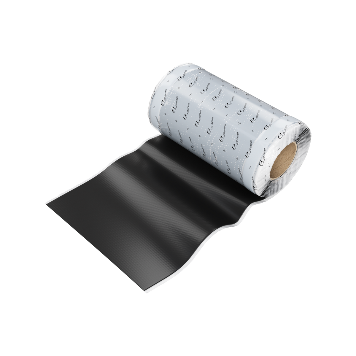 Wakaflex 560mm x 5m Black Lead Free Roof Flashing with Aluminium Mesh