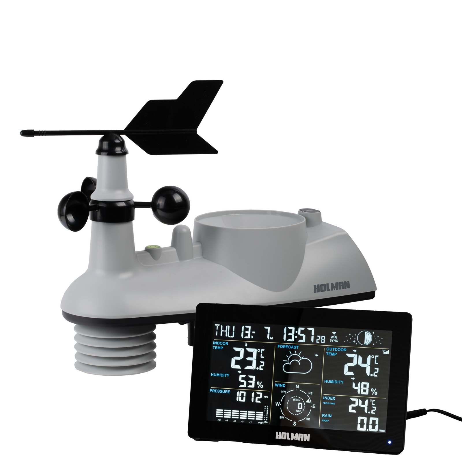 Holman Zephyr Wi-Fi Weather Station WS5092W