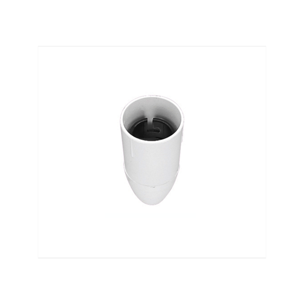 HPM Lamp Holder - Bayonet Cap - White - ABS Plastic - Cord Grip - SuperSaverAU - view 1
