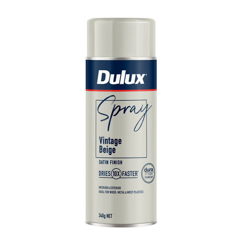Dulux 340g Vintage Beige Satin Finish Spray Paint - Indoor