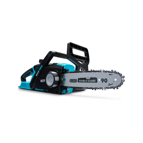 Victa 18V Cordless Li-ion Chainsaw Kit 220mm Bar with 5.0Ah Battery and Charger 1697203
