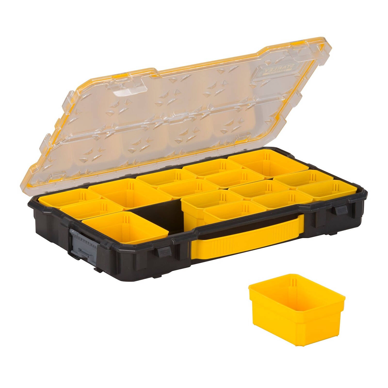 Stanley FatMax Pro 2/3 Shallow Organiser FMST1-75779 16 Removable Cups