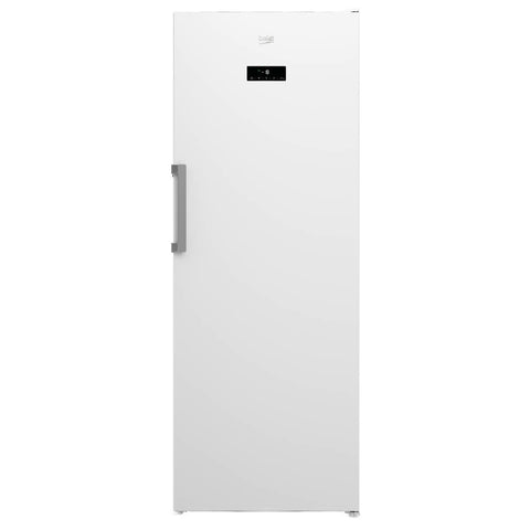 Beko 404L Frost Free Upright Freezer - White, Prosmart Inverter Compressor, Double Twist Ice Maker - BVF404W
