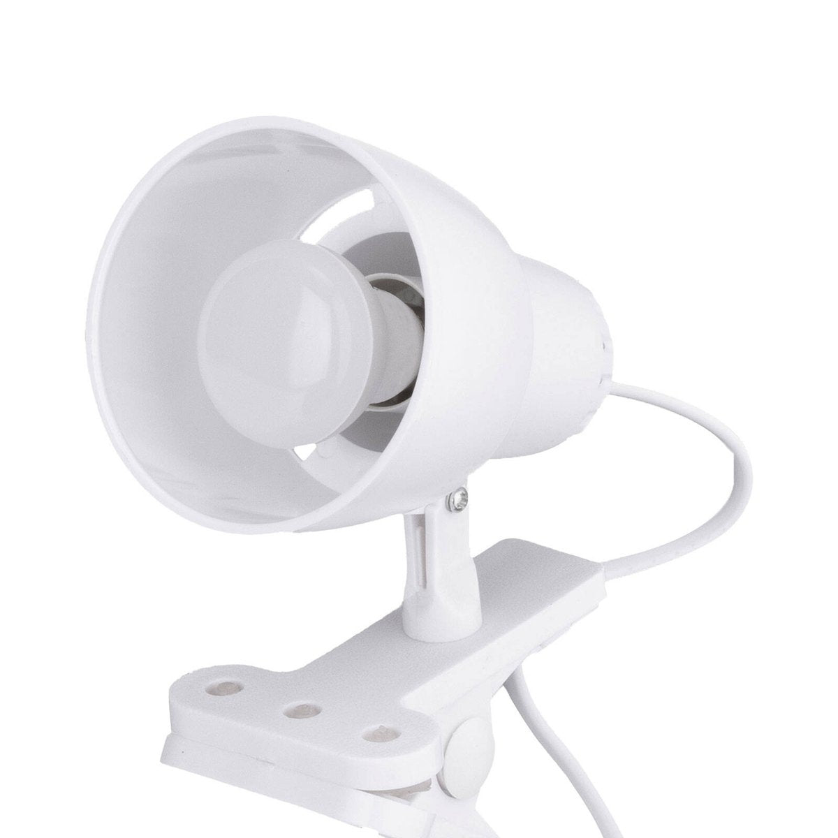 Verve Design Cassy White Adjustable Clip Lamp 15W Plastic ATL155WH