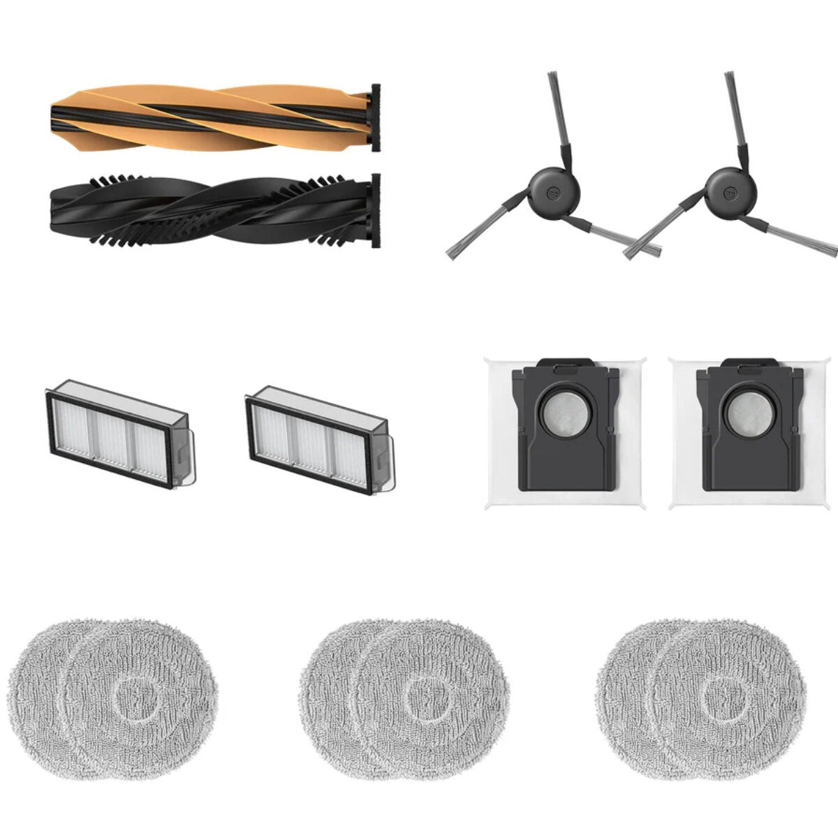 Dreame X50 Ultra robot vacuum accessories kit - DuoBrush, side brushes, filters, mop cloths - DRE-X50U-KIT