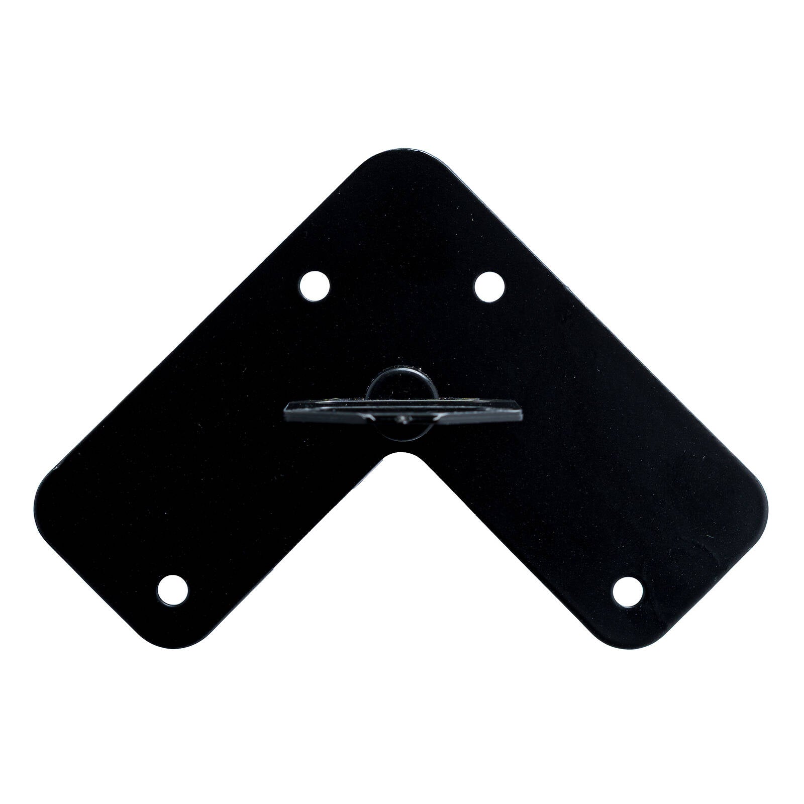Taskmaster 710 x 2mm Black Steel Corner Furniture Leg
