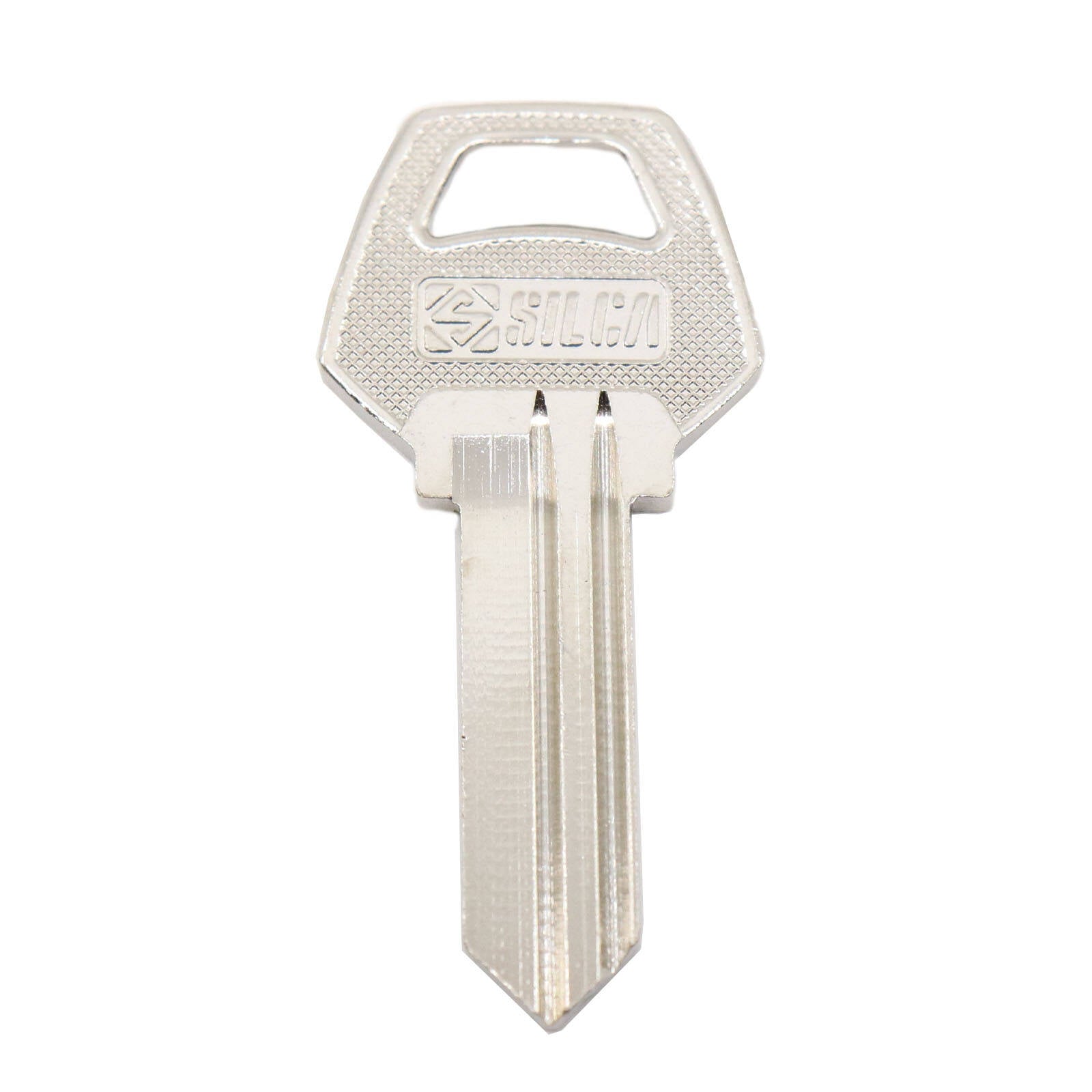 EHI CB27R 51mm Silver Blank Key, Nickel Plated Brass