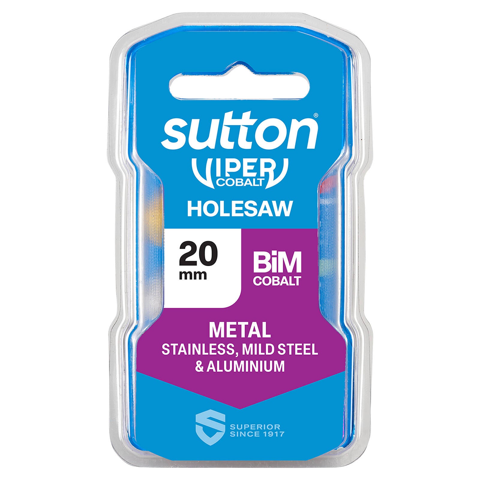 Sutton Tools 20mm Viper Cobalt Bi-Metal Holesaw, 32mm Drilling Depth