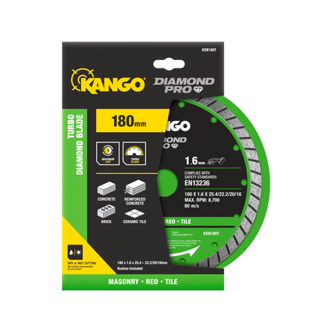 Kango 180mm Turbo Diamond Saw Blade