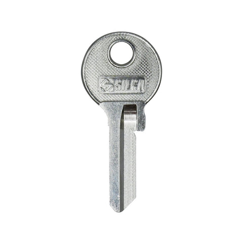 EHI VI086 Silver Blank Key 47mm Nickel Plated Brass