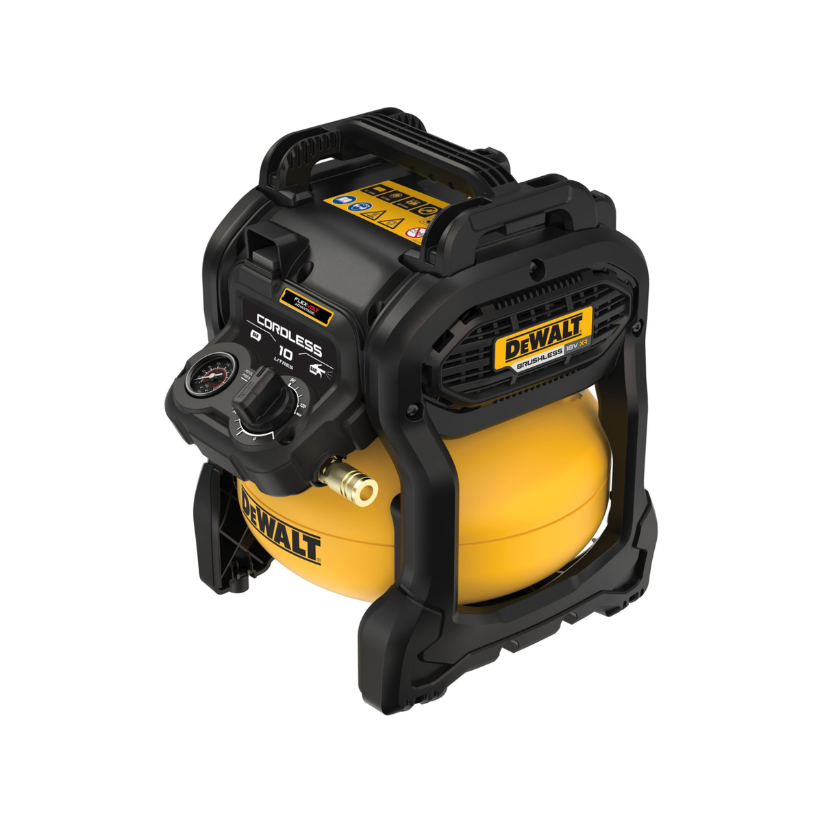 DeWALT 18V 10L Brushless Cordless Air Compressor DCC1018N-XJ - Skin Only