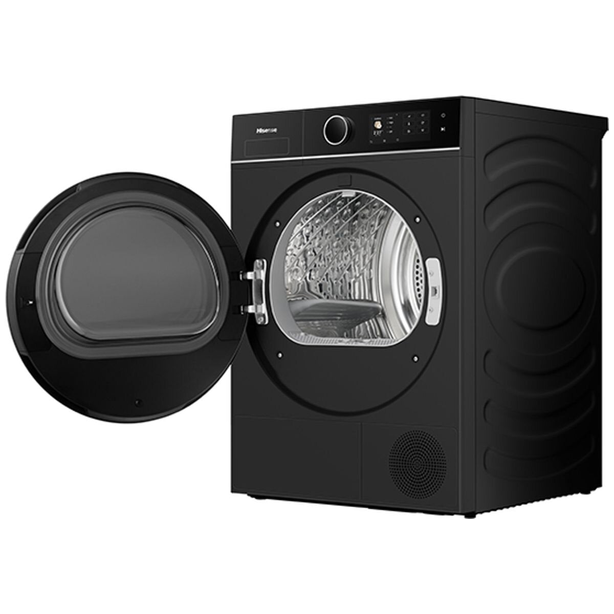 Hisense Series 8I 10kg Heat Pump Dryer - Charcoal Black, 10 Star Energy Rating, TFT Display - HDF8I10HB