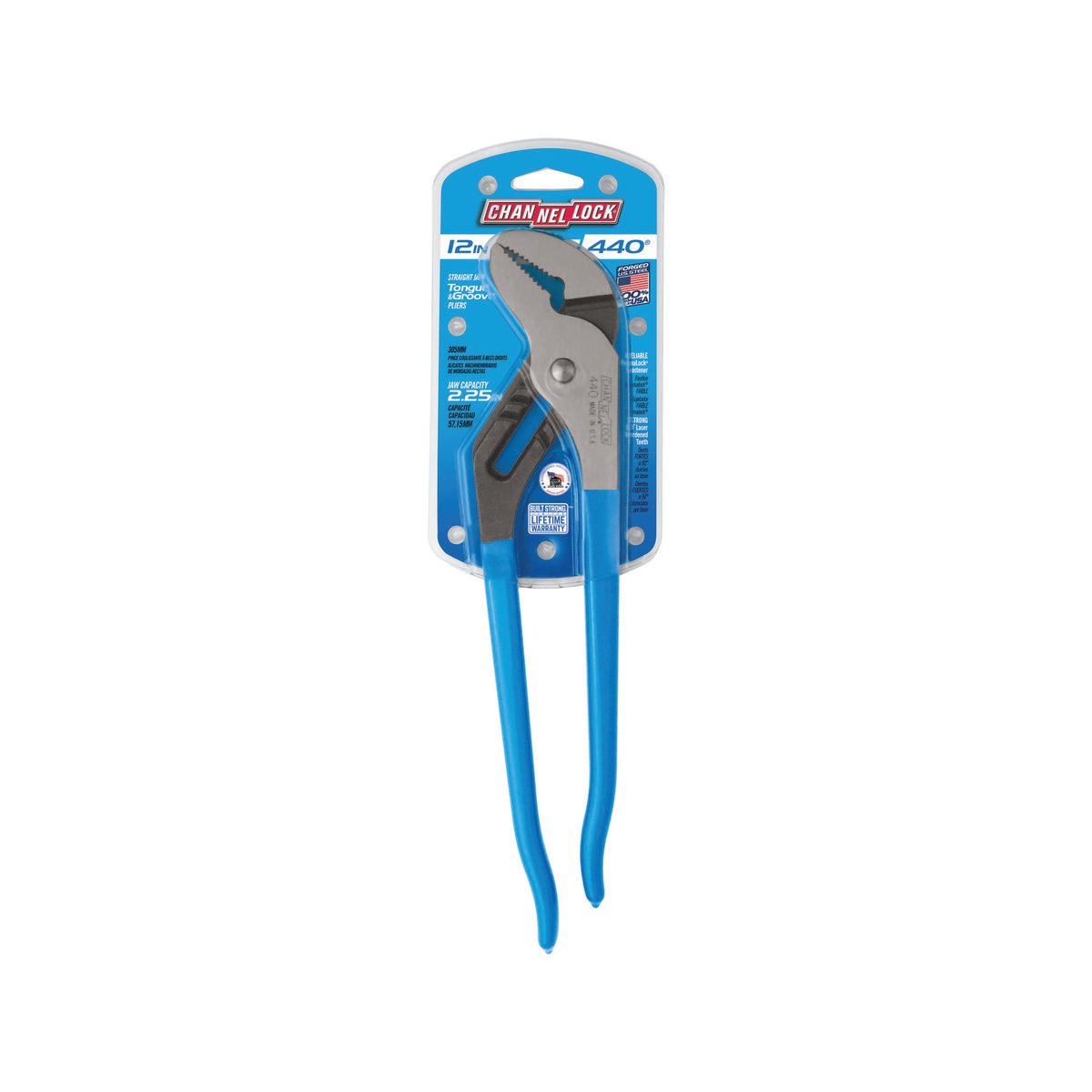 Channellock 305mm Straight Jaw Tongue and Groove Pliers