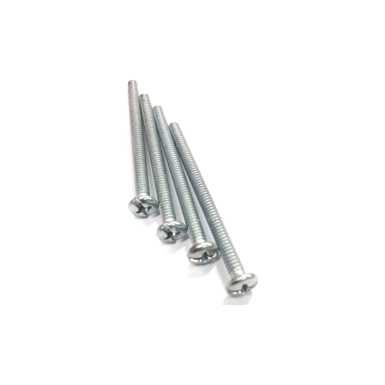 HPM 51mm Long Screws for Powerpoints & Switches 10 Pack - Nickel Plated