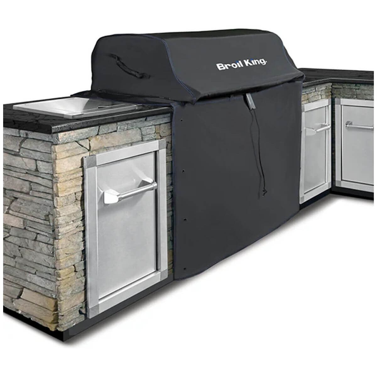 Broil King 500 Series Imperial and Regal built-in grill cover - tailored fit, scratch-resistant lining - 68592