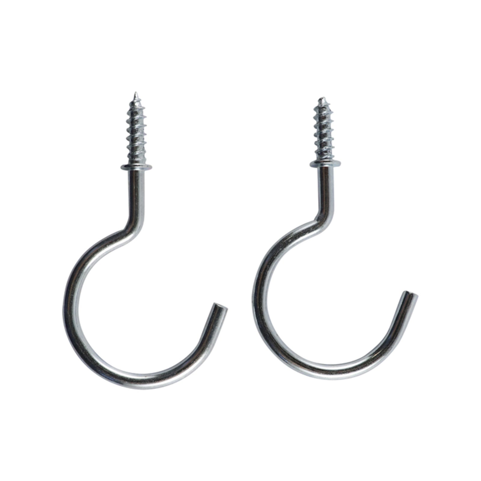 Everhang 28mm Zinc Plated Steel Cup Hook - 2 Pack