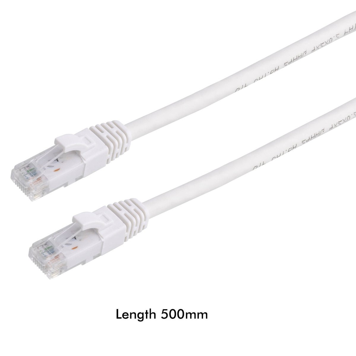 Antsig 50cm CAT6A RJ45 Ethernet Cable - 10Gbps, Gold-Plated Connectors