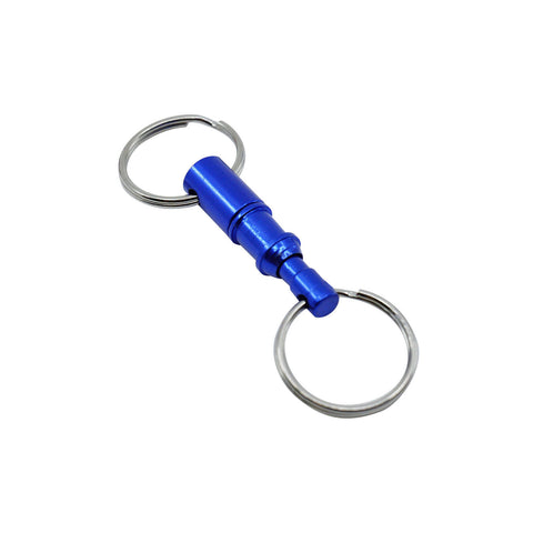Key Essentials Nickel Plated Brass Pull Apart Key Holder Key Ring
