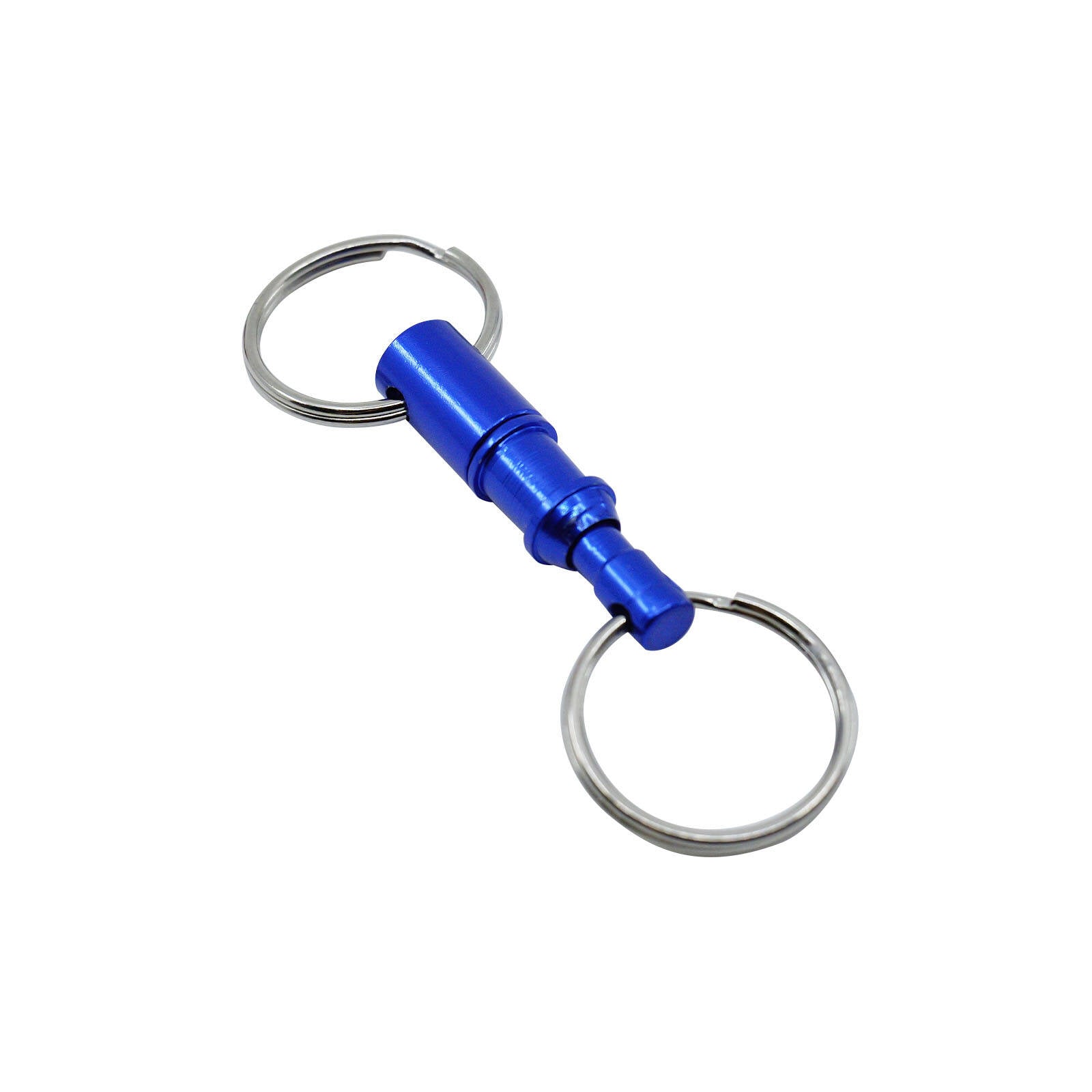 Key Essentials Nickel Plated Brass Pull Apart Key Holder Key Ring