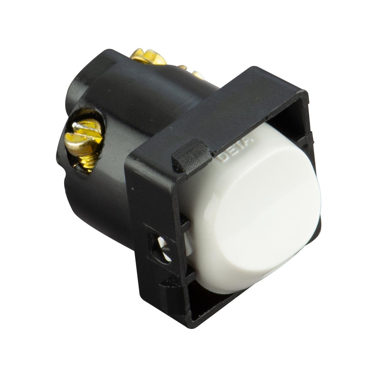 DETA White Switch Mechanism 16A 250V Polycarbonate Architrave Indoor