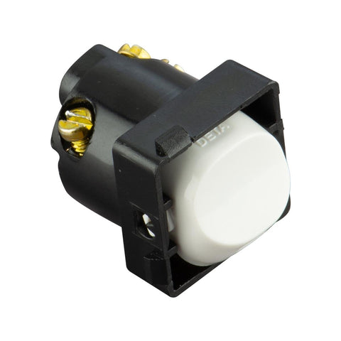 DETA White Switch Mechanism 16A 250V Polycarbonate Architrave Indoor