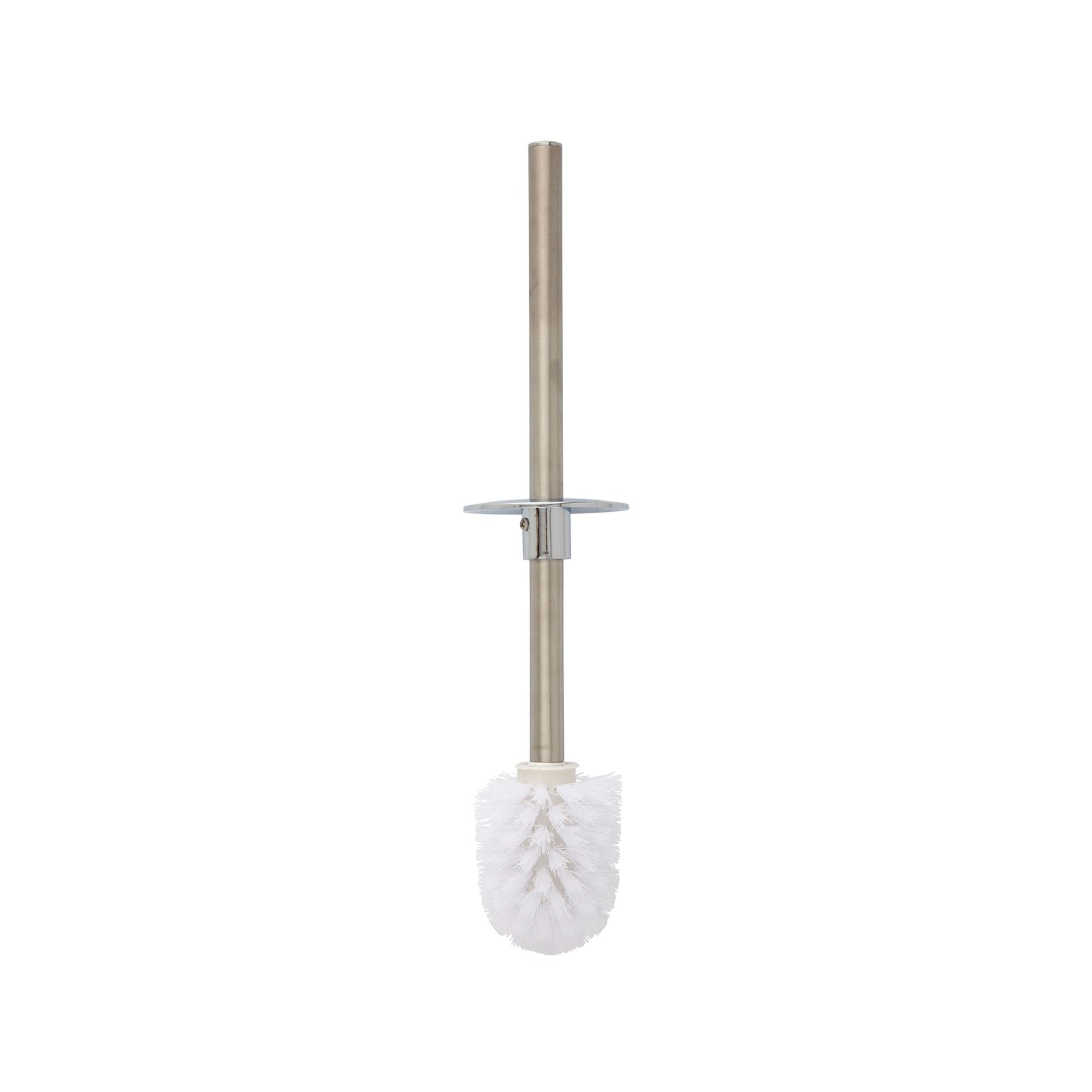 Barelli Matte White Plastic Toilet Brush & Holder